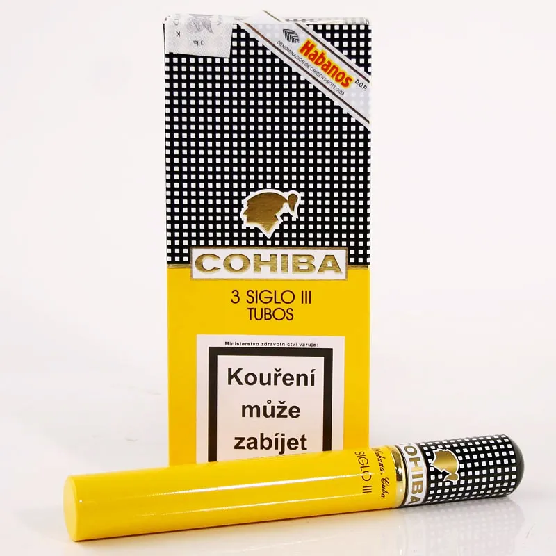 Cohiba Siglo III (Display box of 15 aluminium tubed)
