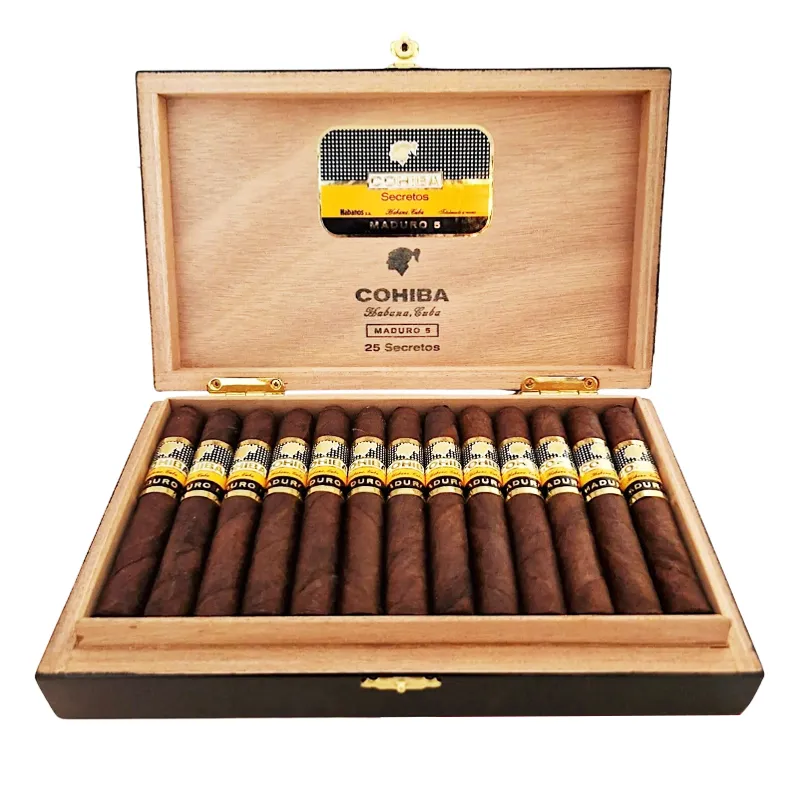 Cohiba Secretos (Black lacquered boîte nature box of 25)