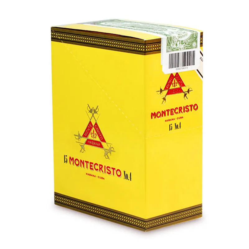 蒙特 蒙特 4 號 Montecristo No.4  紙盒15支裝 3支*5包