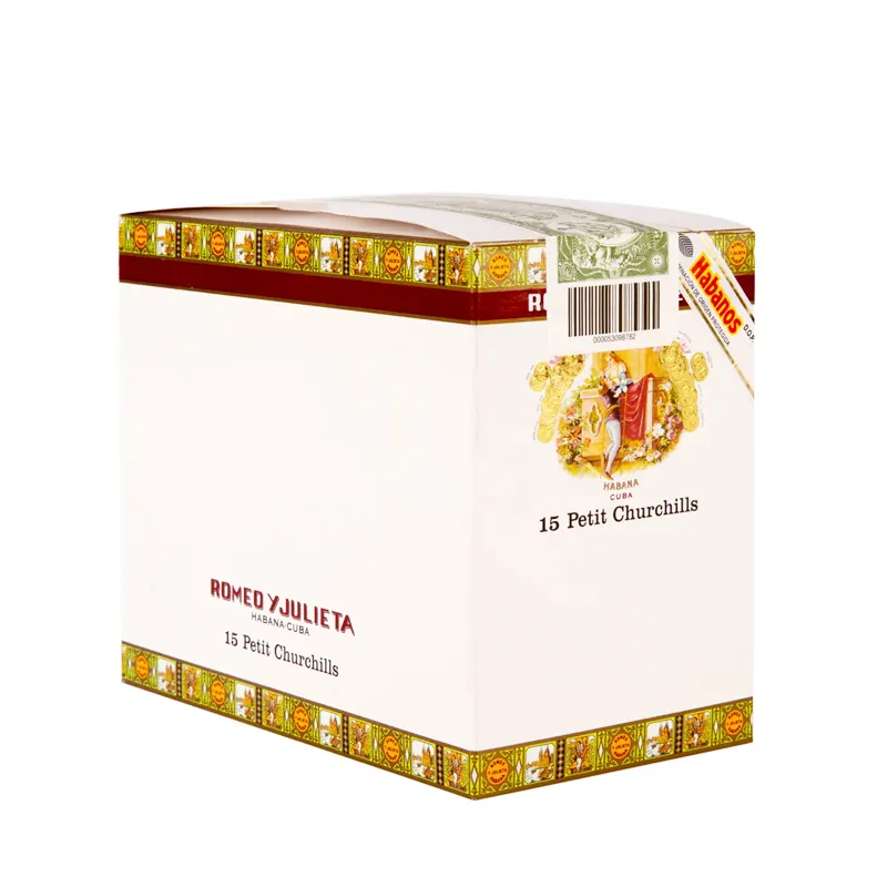 Romeo y Julieta Petit Churchills (Display box of 15 aluminium tubed)