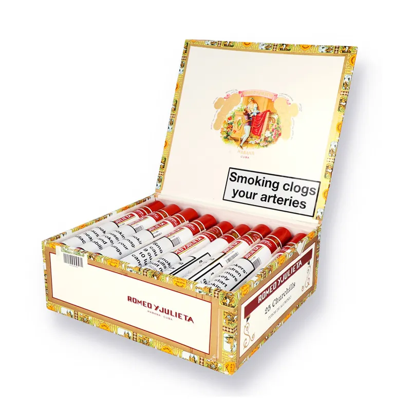 Romeo y Julieta Churchills (Dress box of 25 in aluminium tubes)